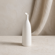 Noruva Ivory Arc sculptural ceramic vase